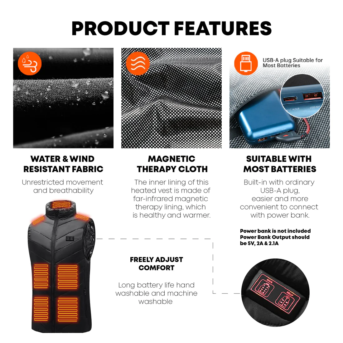 Innovative Electric Heated Vest