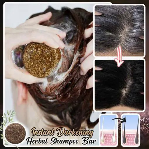 Instant Darkening Herbal Shampoo Bar