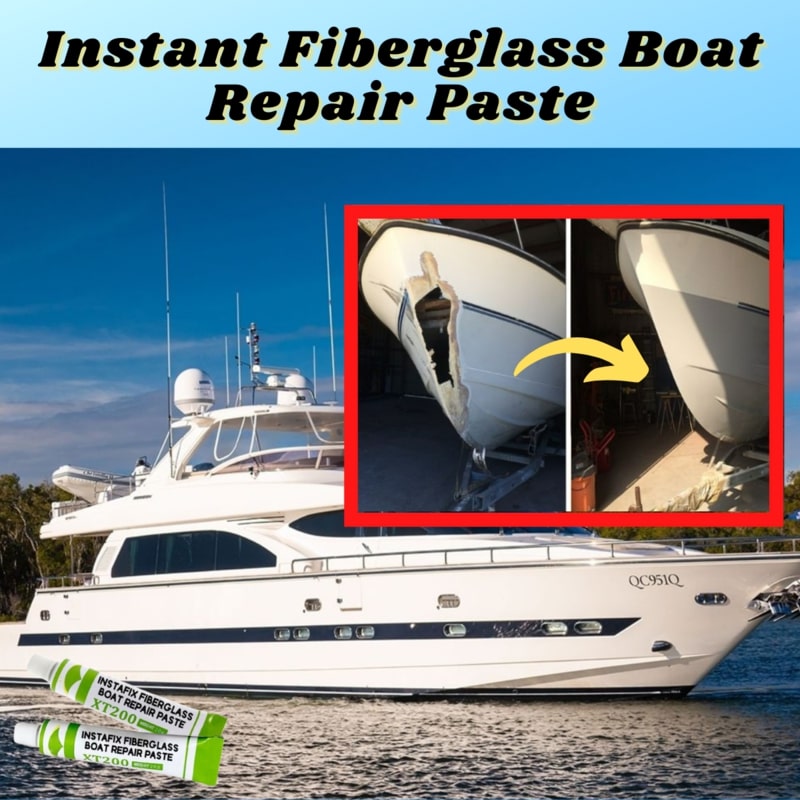 Instant Fiberglass Boat Repair Paste