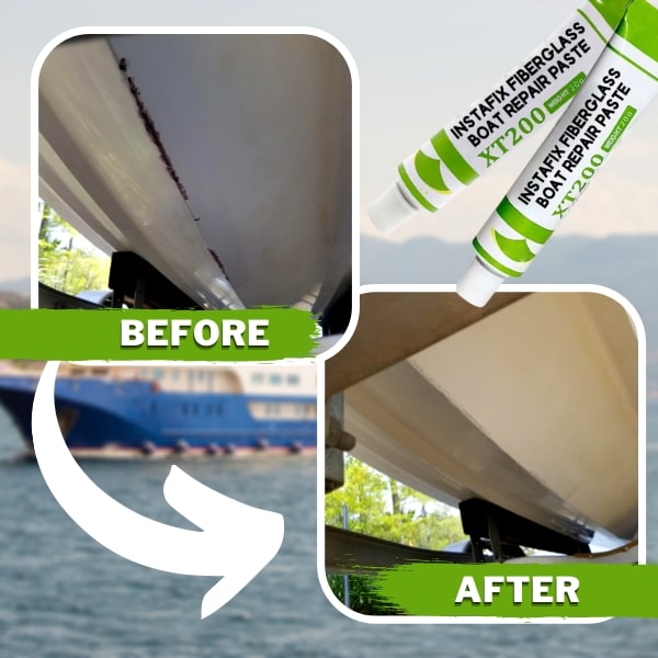 Instant Fiberglass Boat Repair Paste