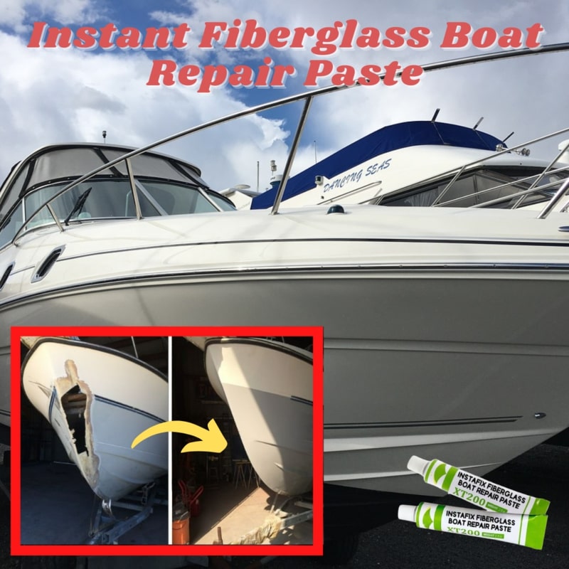 Instant Fiberglass Boat Repair Paste