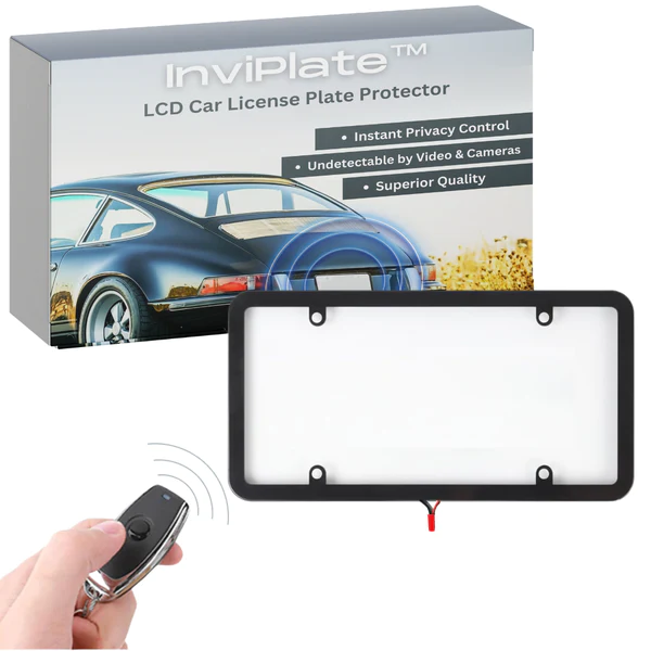 InviPlate LCD Car License Plate Protector