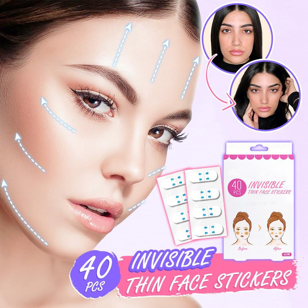 Invisible Thin Face Stickers 40PCS