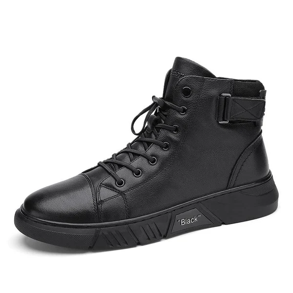 Italian High Top Casual Martin Leather Boots