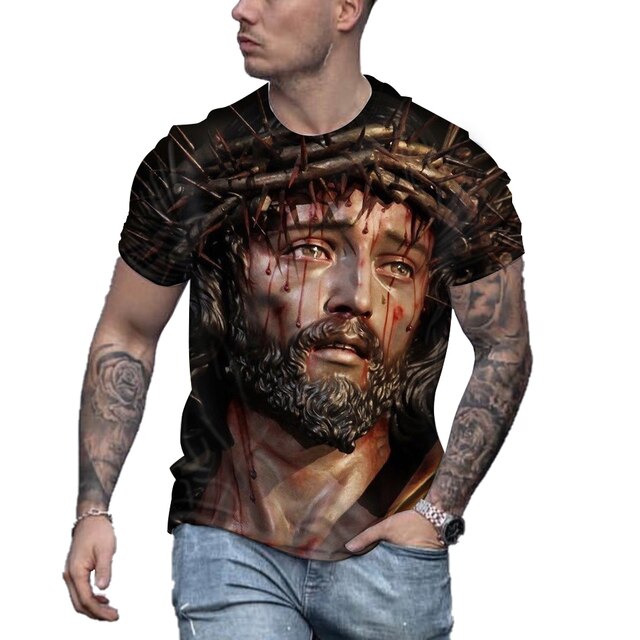 3D Printed Jesus Is My Spotter T Shirt