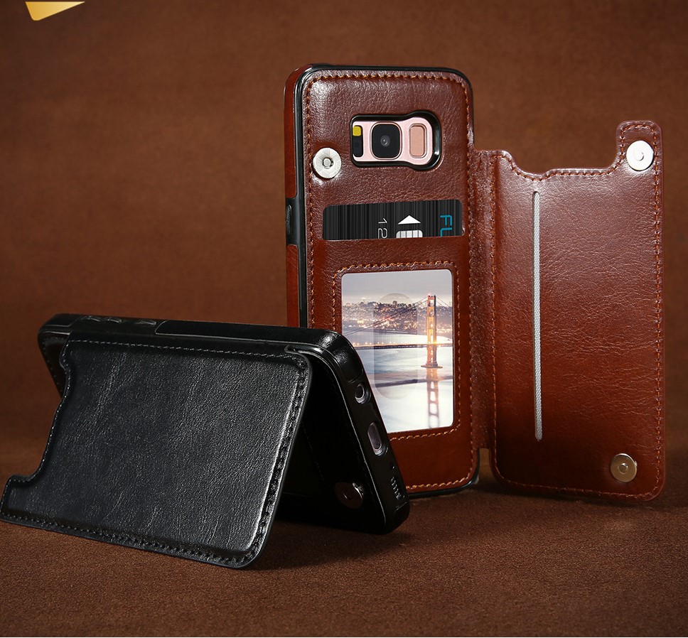 Luxury Leather Wallet Case