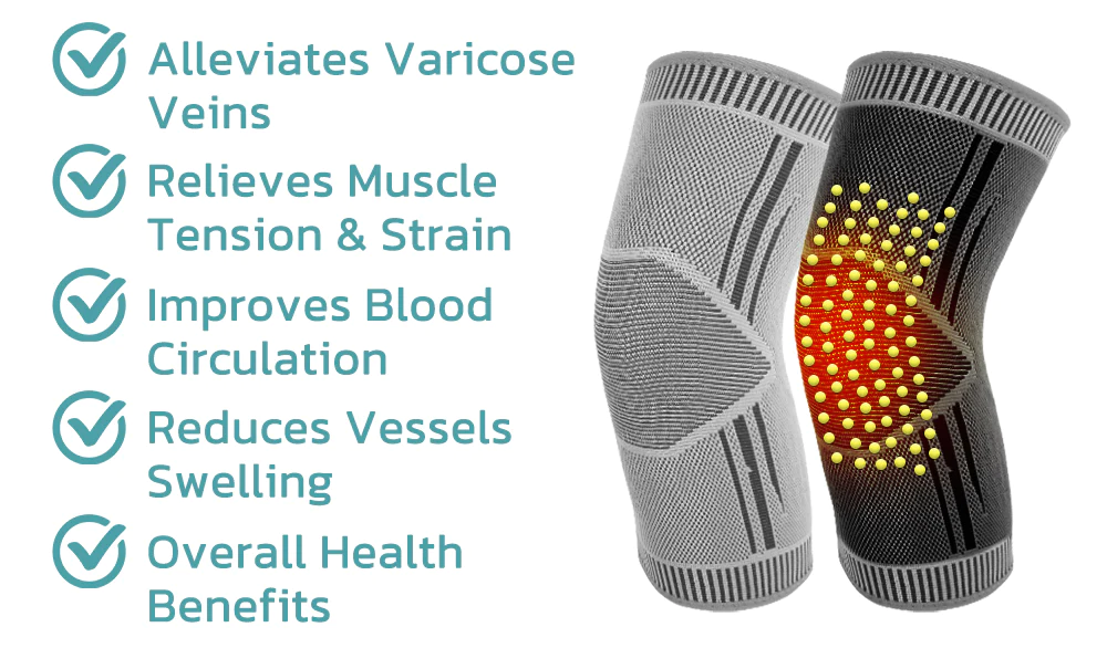 Helthfit Graphene Acupressure Selfheating Knee Braces