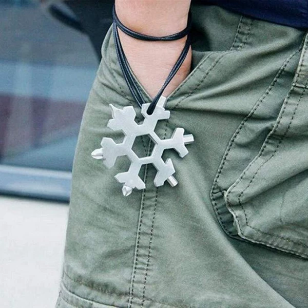 Keychain Snowflake Multi-Tool