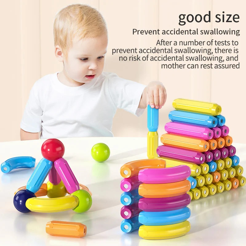 Magnetic Construction Stick Building Blocks Set