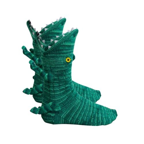 Knit Crocodile Socks