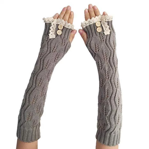 Knitted Fingerless Gloves