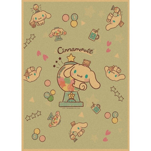 My Melody Wallpaper Poster Stickers