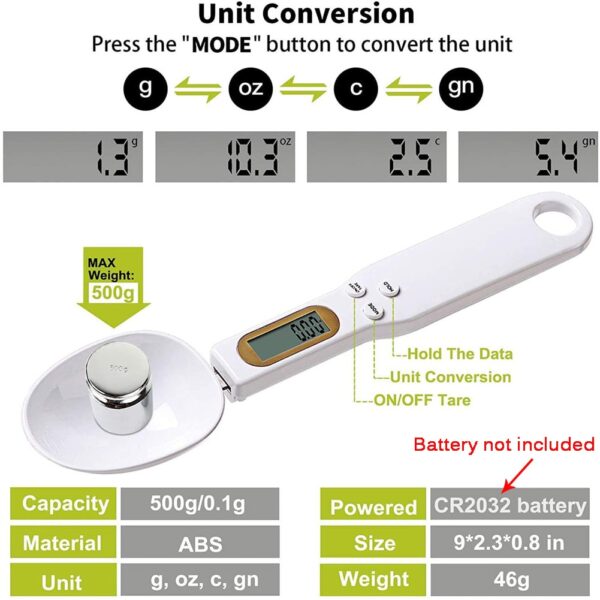 Electronic Measuring Spoon