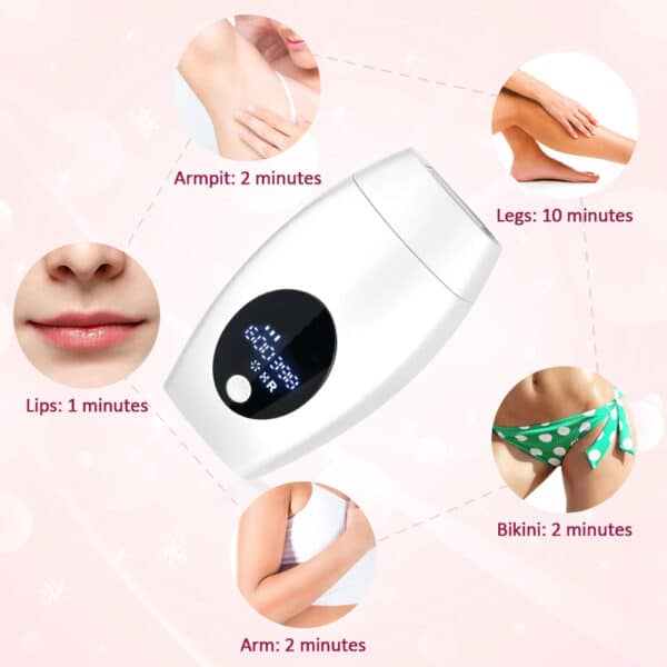 LCD Portable Laser Hair Removal Epilator