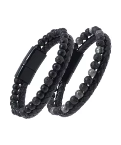 FitPRO Hematite Beaded Bracelet