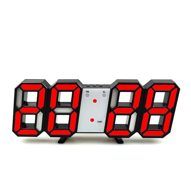 3D Modern Digital Led Wall Clock