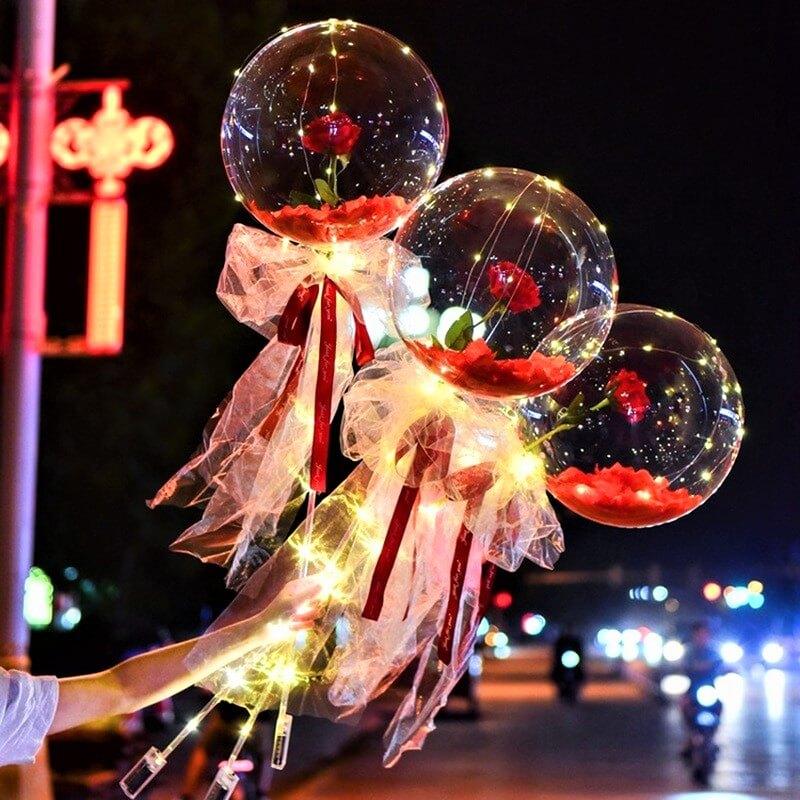 Led Balloon Rose Bouquet