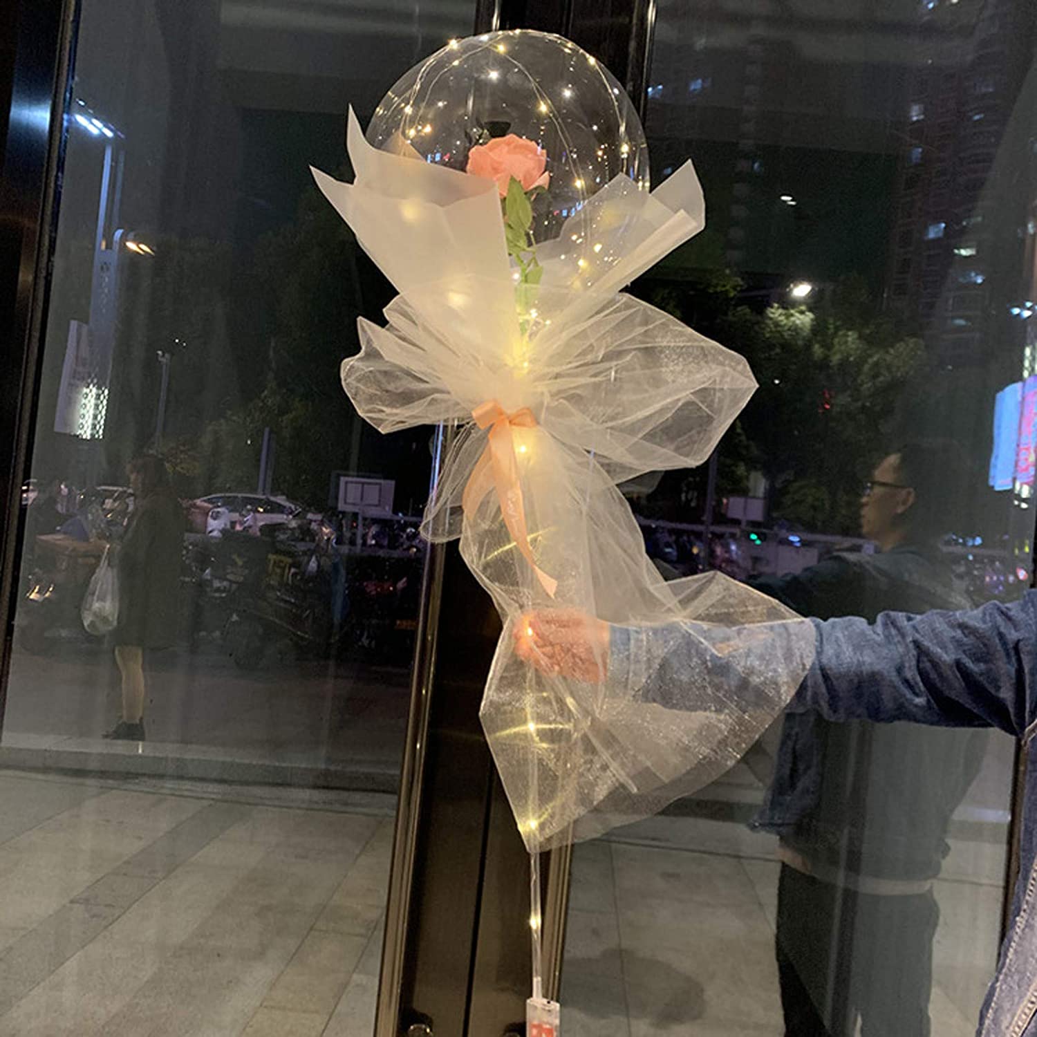 Led Balloon Rose Bouquet