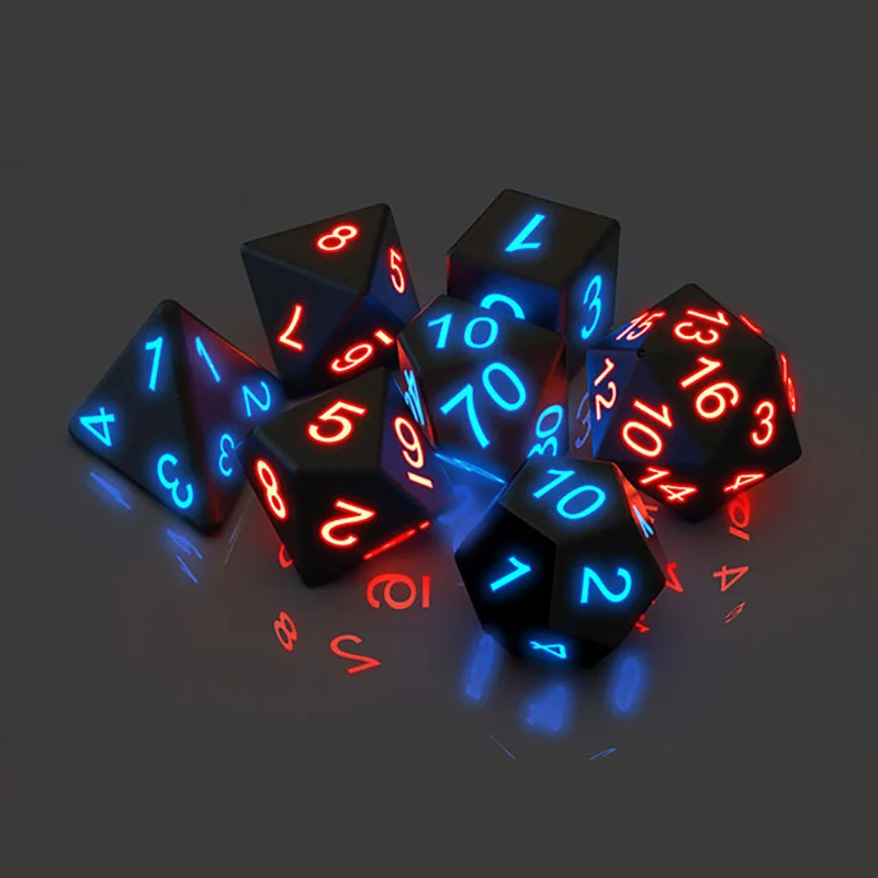 LED Flash Dice Set