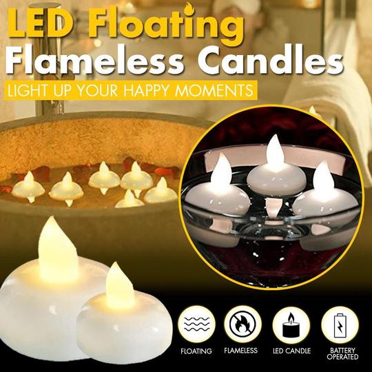 LED Floating Flameless Candles