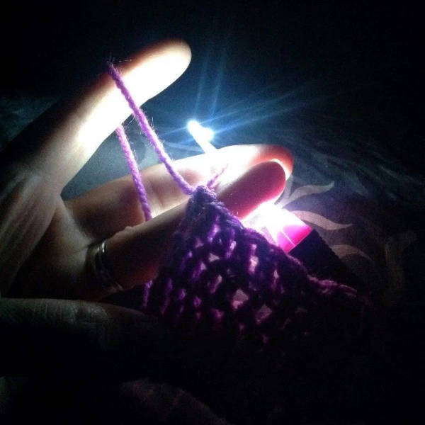 LED Light Crochet Hooks