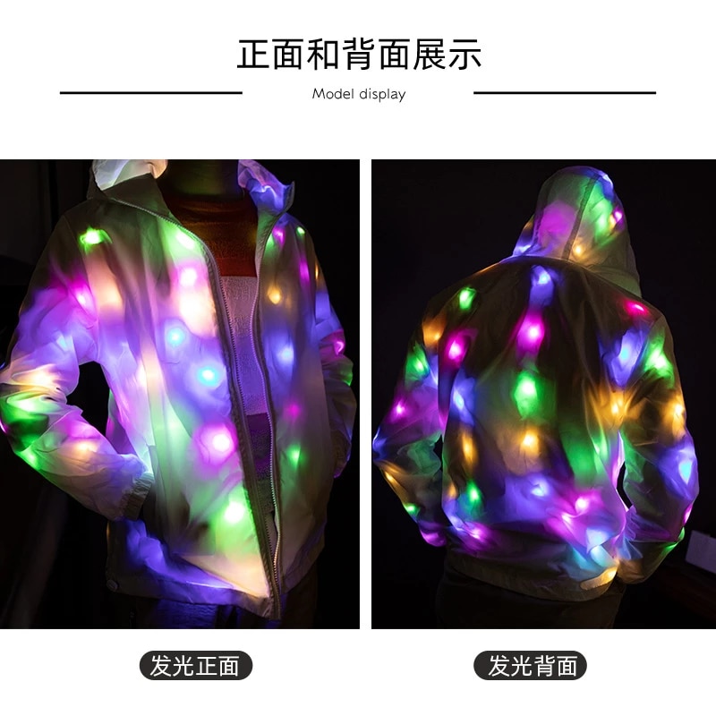 LED Luminous Colorful Jacket