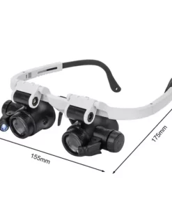 LED Glasses Magnifier 8x 15x 23x