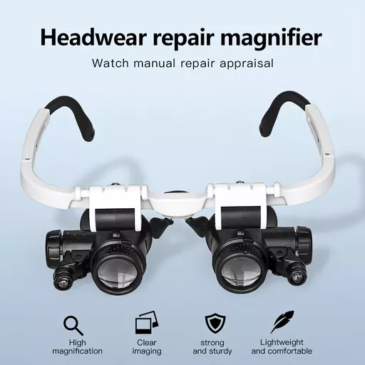 LED Glasses Magnifier 8x 15x 23x