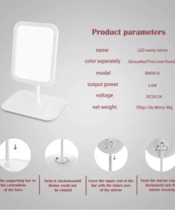 LED Touch Light Mirror For Makeup