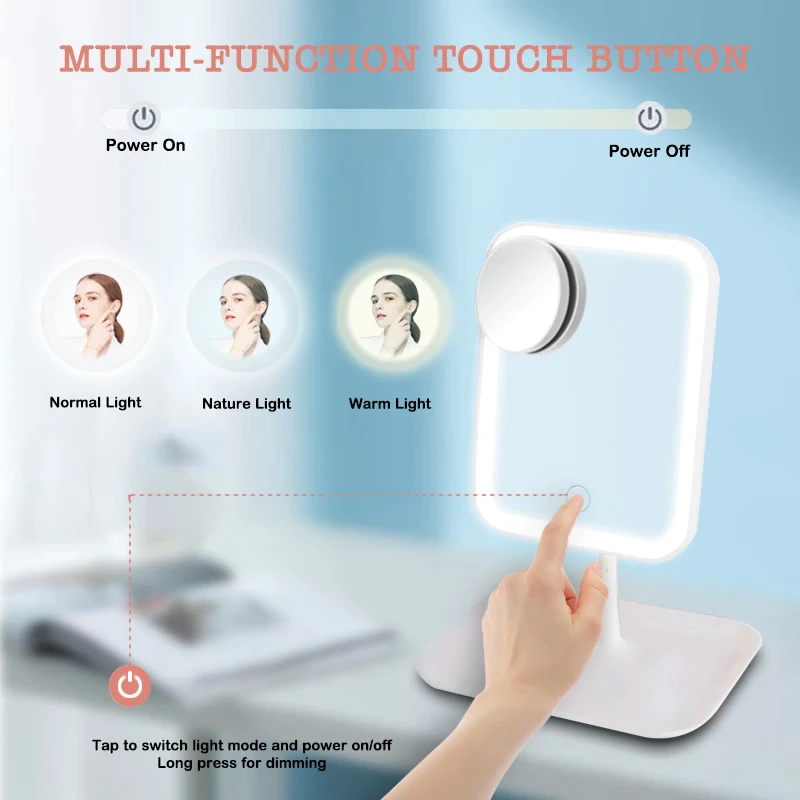 LED Touch Light Mirror For Makeup