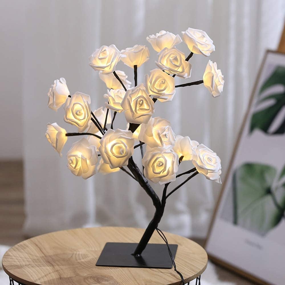 LED Rose Tree Lamp For Delightful Home DĂŠcor