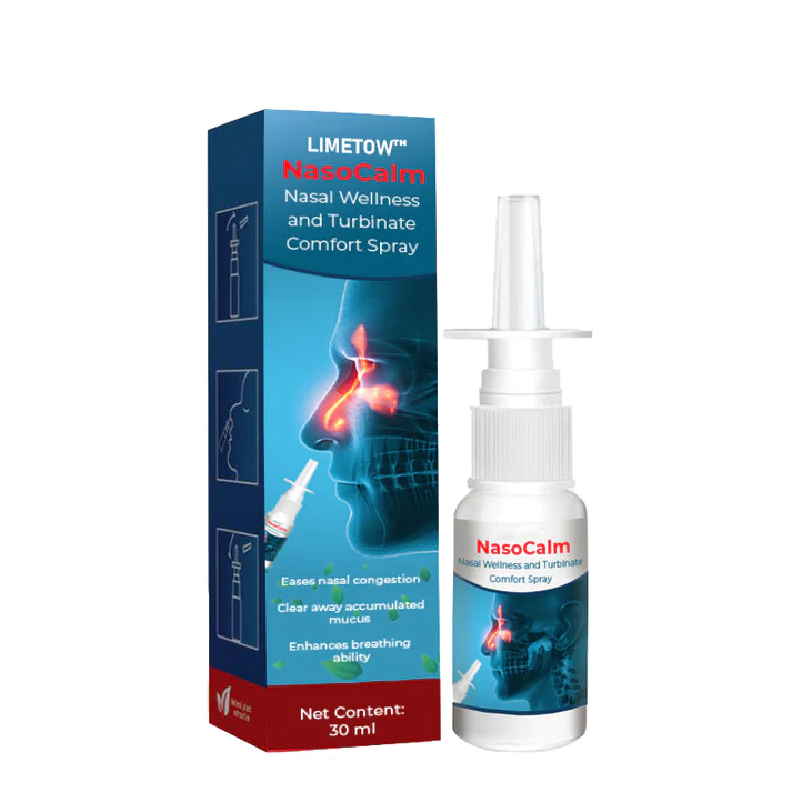 LIMETOW NasoCalm Nasal Wellness and Turbinate Comfort Spray