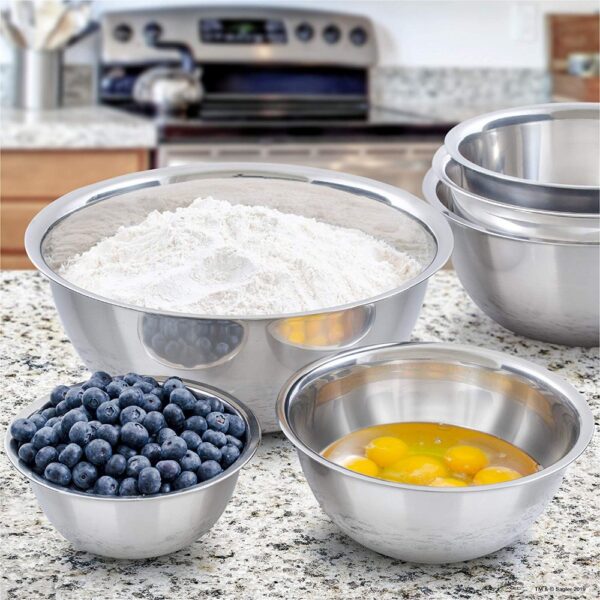 Stainless Steel Mixing Bowls (Set of 6)