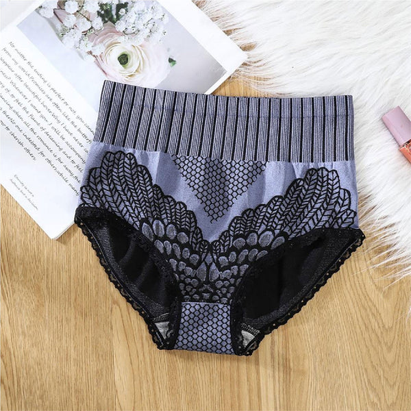 Lace Graphene Fiber Compression HighWaist Briefs