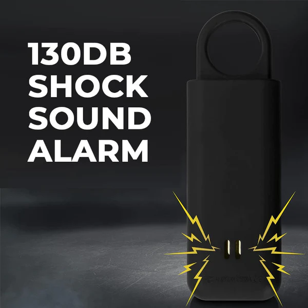 Oveallgo SecureSonic 130dB Loud Self Defence Alarm Keychain with LED Strobe Light