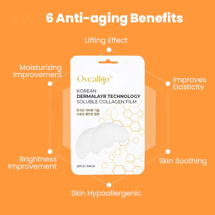 Oveallgo Korean PRO Dermalayr Technology Soluble Collagen Film