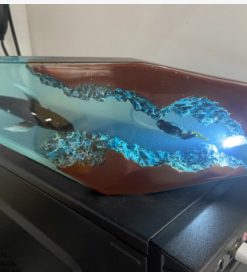 Diver Whale Night Light