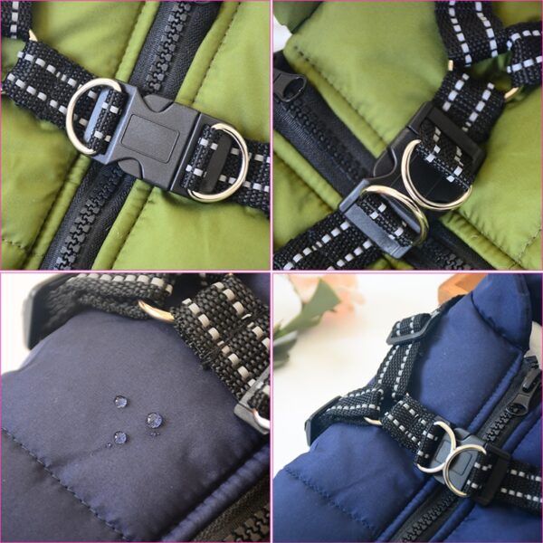 Pet Winter Jacket With Harness