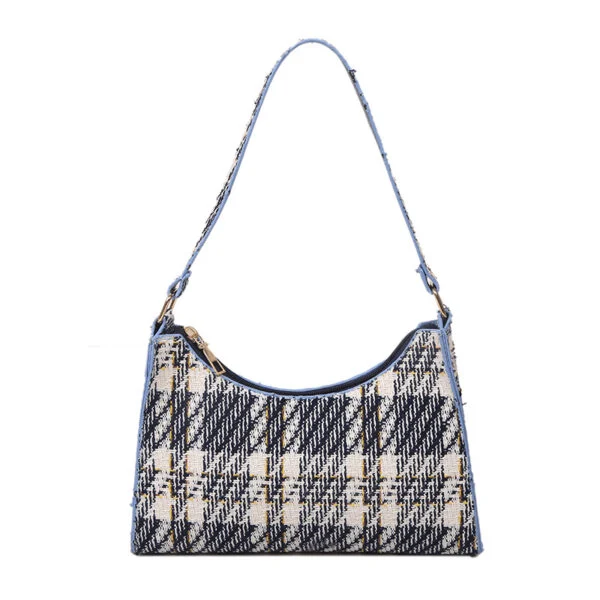 Simple And Stylish Plaid Bag