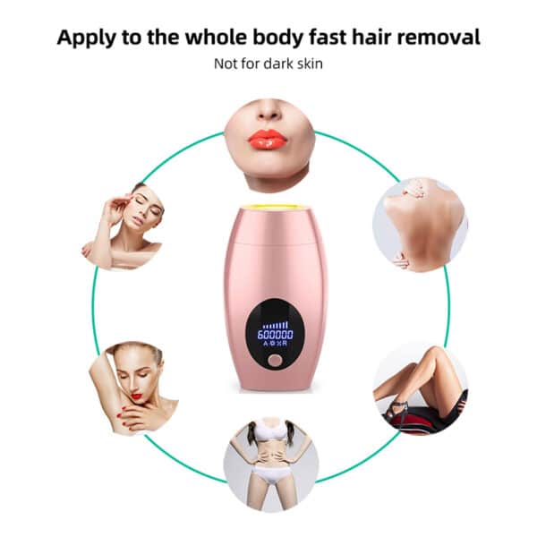 LCD Portable Laser Hair Removal Epilator