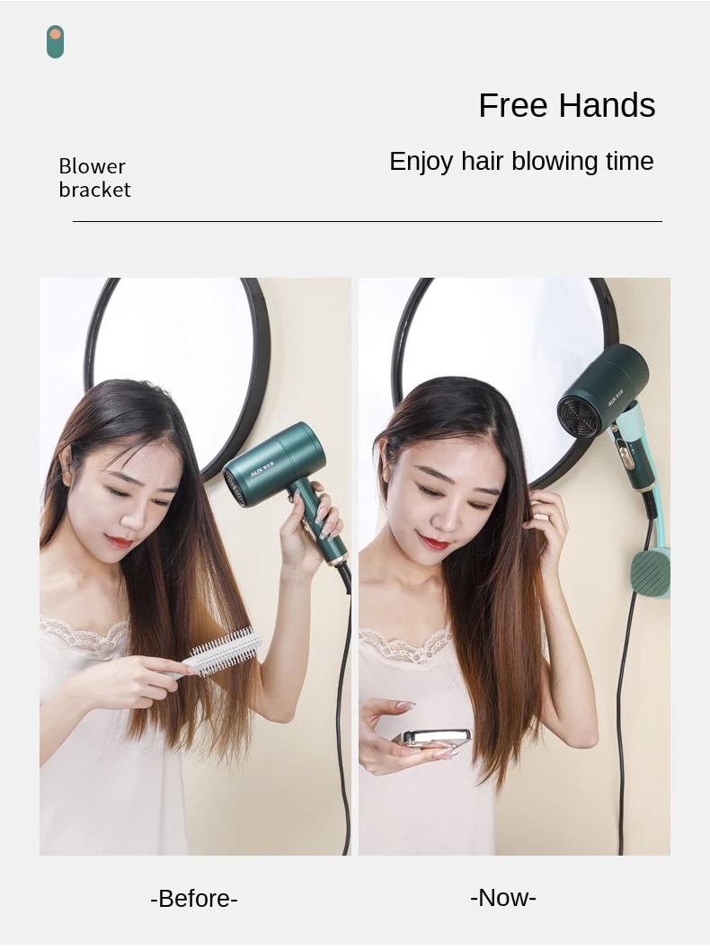 Wall Mounted Hair Dryer Holder