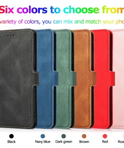 Leather Flip Oppo Phone Card Case For iPhone