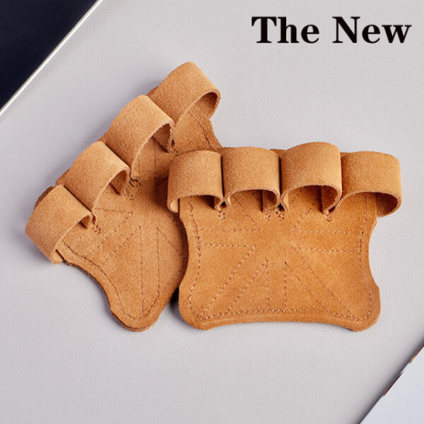 Leather Weight Lifting Training Gloves