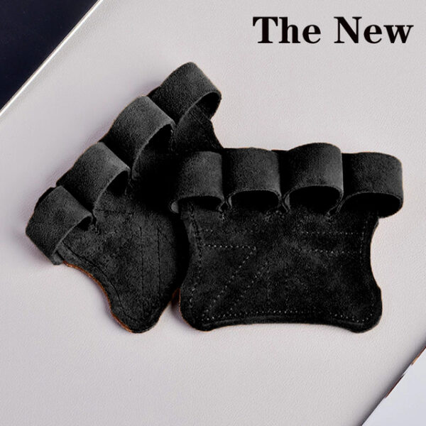 Leather Weight Lifting Training Gloves