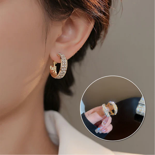 Liacsy Detoxify LymphFlow Huggie Earrings