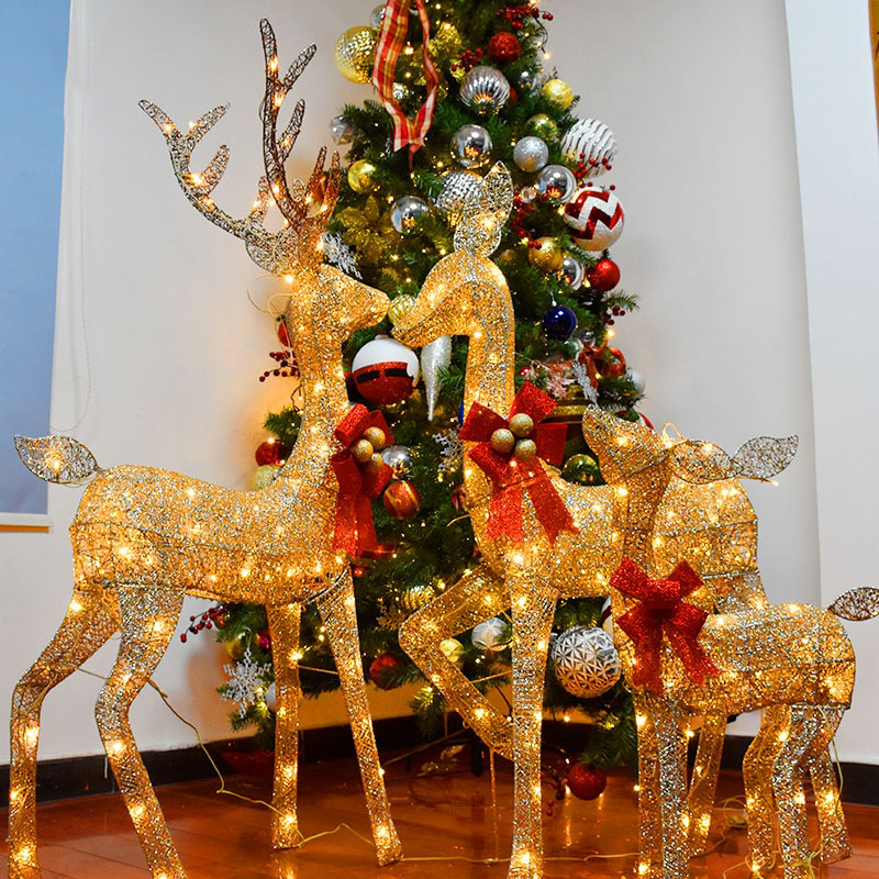 Lighted Christmas Deer