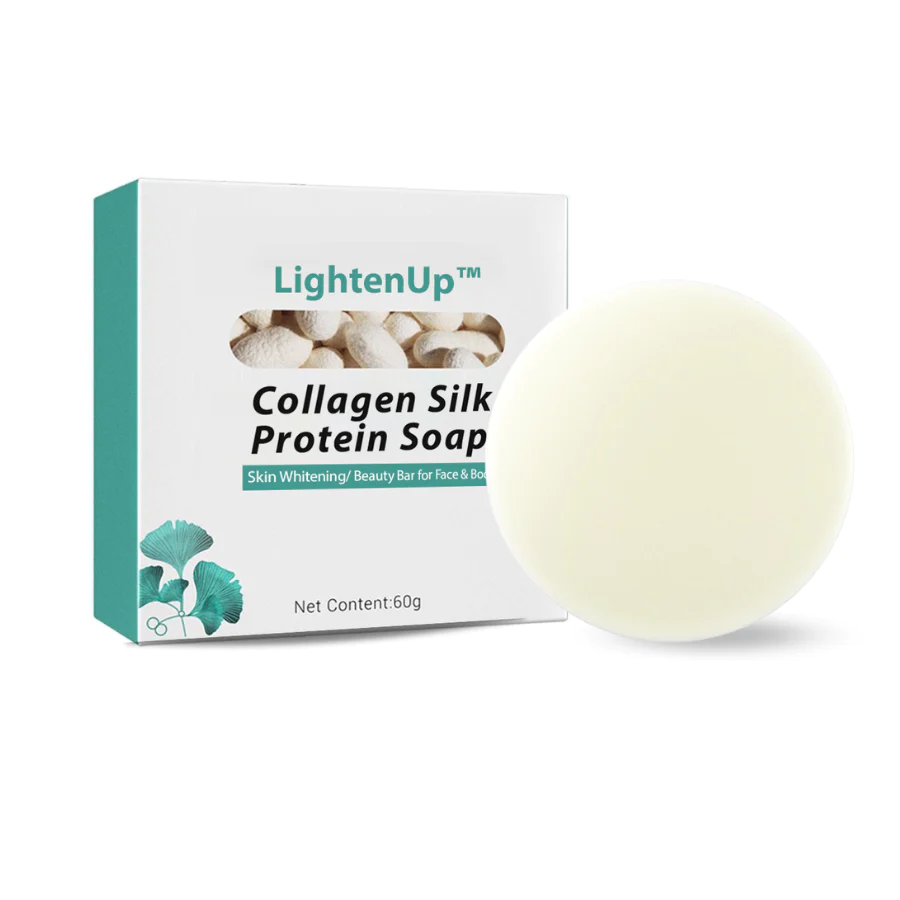 LightenUp Collagen Silk Protein Soap