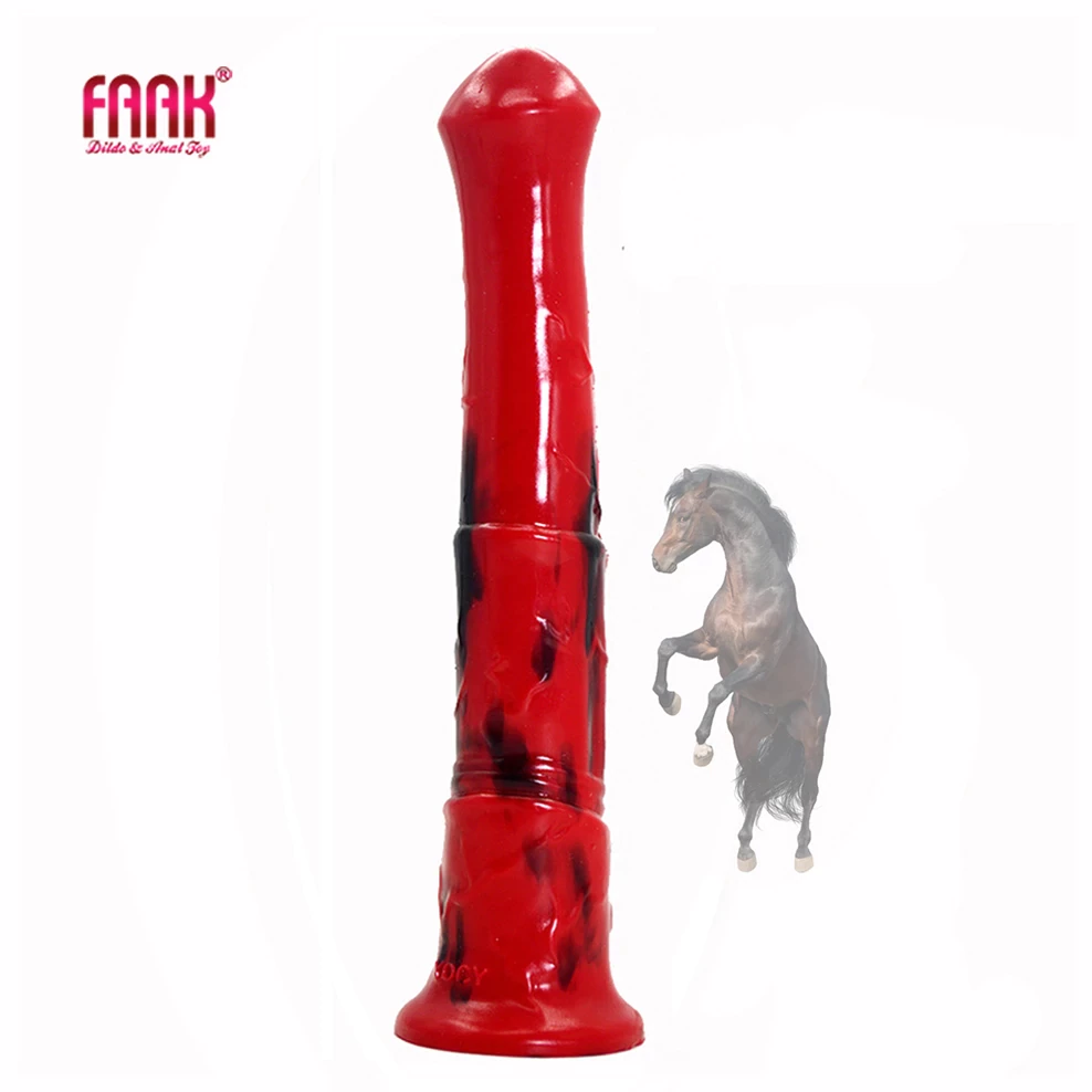 Long Realistic Animal Horse Dildo Penis