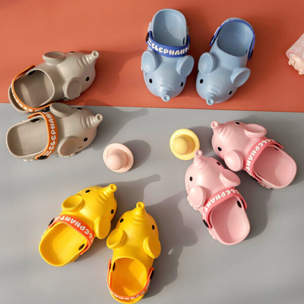 Lovely Summer Elephant Slippers For Kids