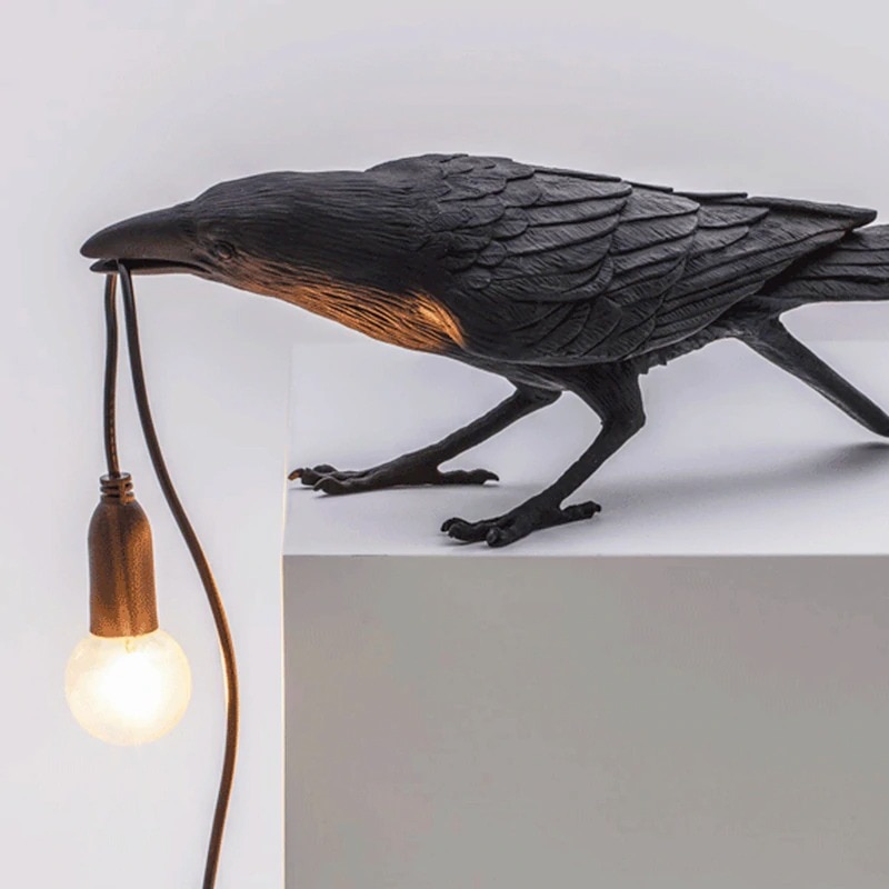 Decoration Raven Lamp